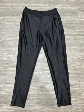 Lululemon Glossy Shine High Rise Pants Black Zip Pocket Leggings Size 6 / 8
